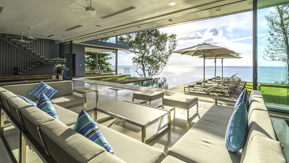 Villa Amanzi Kamala - Fantastic ocean views from the open plan living area